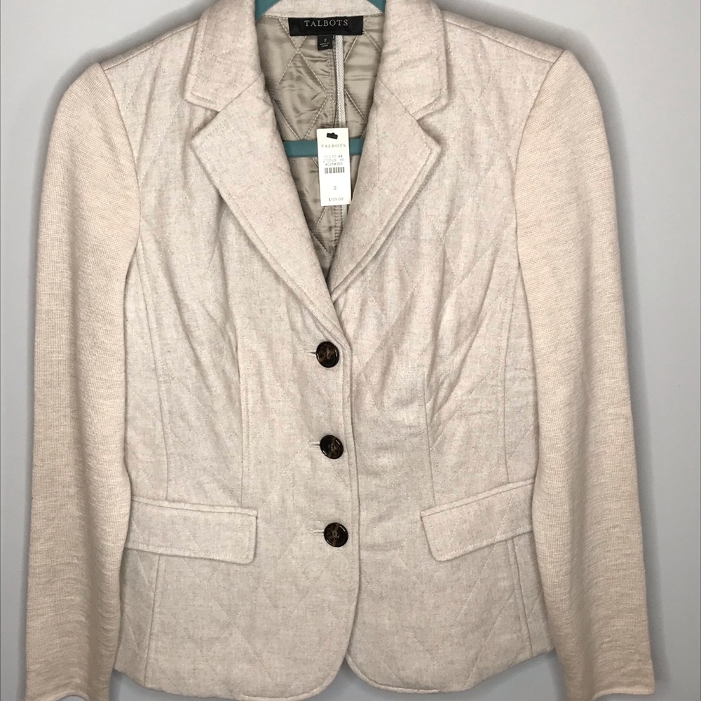 Cream Talbot Blazer Size 2 NWT $159